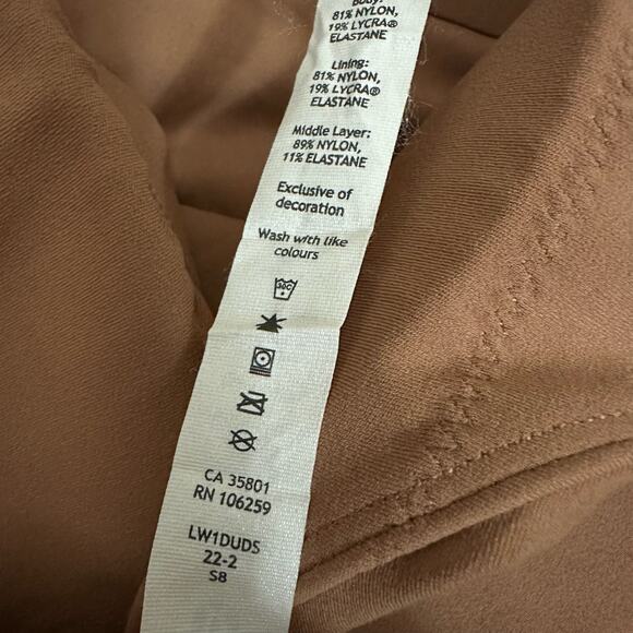 LULULEMON Align Tank Top Tan Cropped V-Neck Gym Training Activewear - Picture 6 of 8